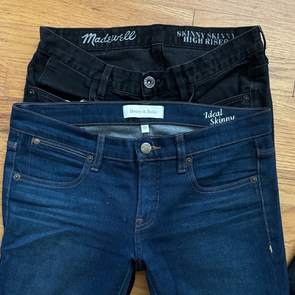 2 for 1!! Madewell & Henry & Bell jeans